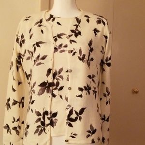 Cardigan and top  Van Heusen